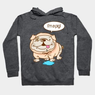 Bulldog - pig Hoodie